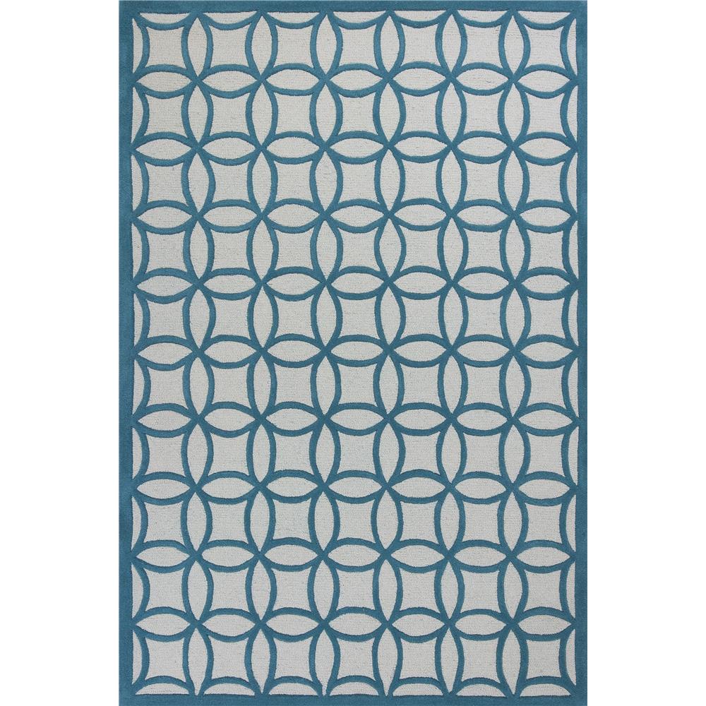 KAS 0440 Kidding Around 3 Ft. 3 In. X 5 Ft. 3 In. Rectangle Rug in Teal